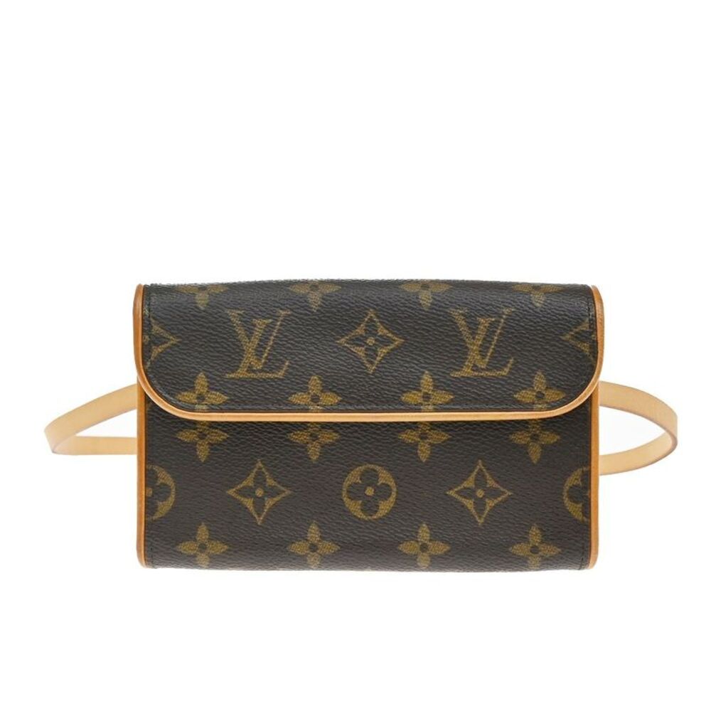 Louis Vuitton Florentine Waist Monogram Canvas Brown Canvas Handbag